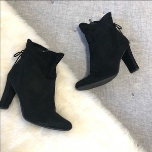 Sam Edelman circus Janet lace up sock heel booties